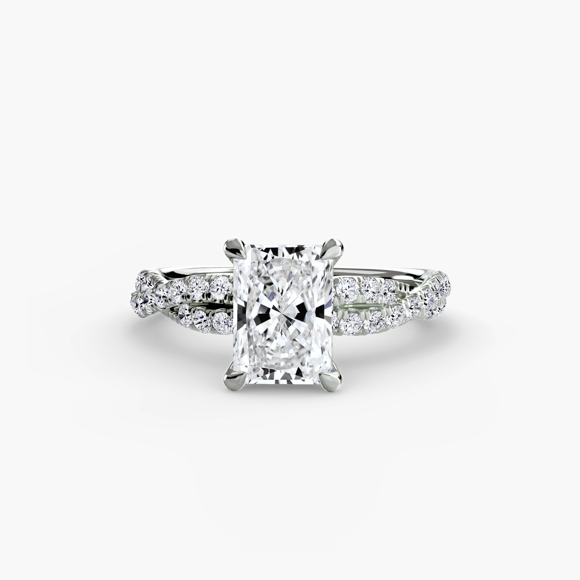 Tate Twisted Pavé Solitaire