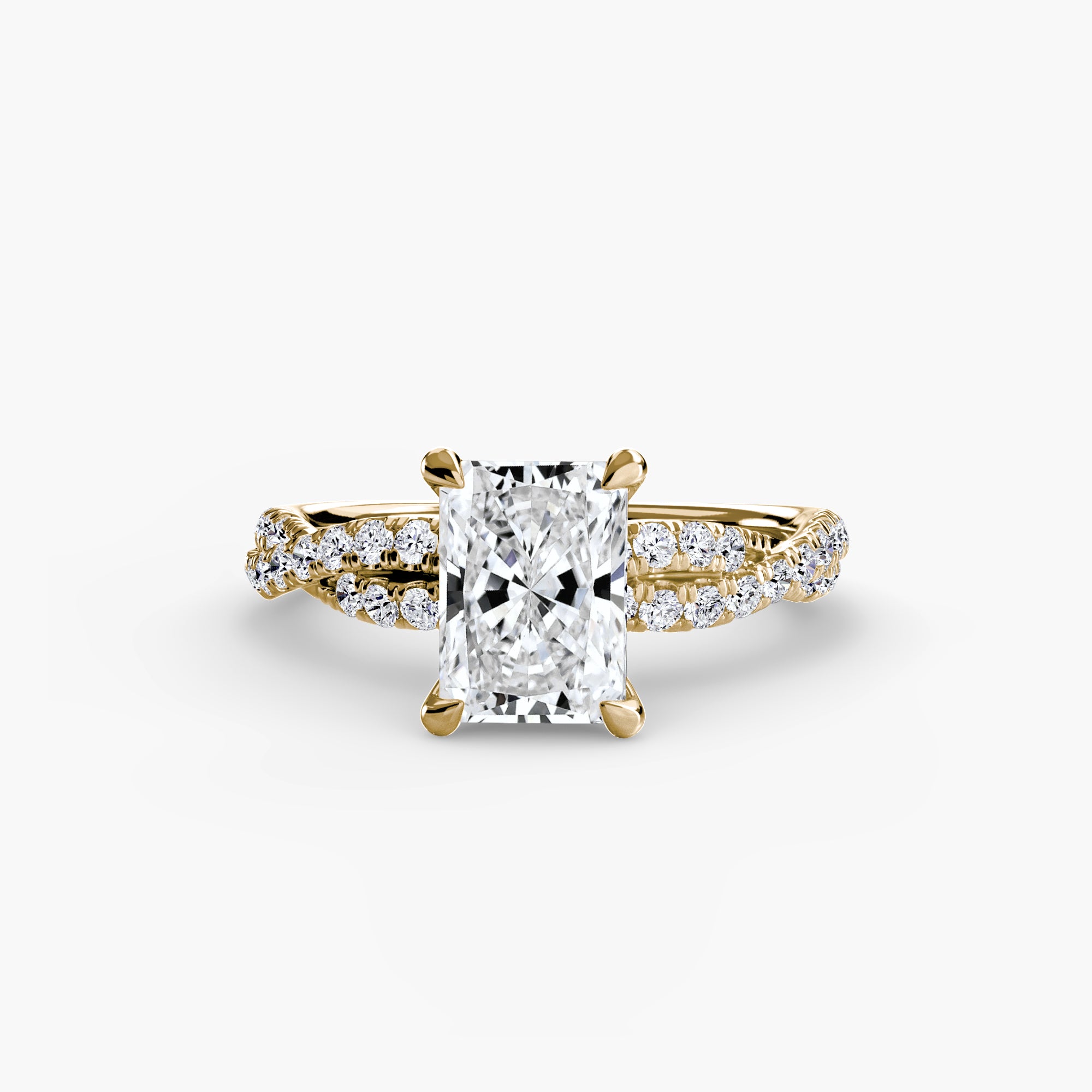 Tate Twisted Pavé Solitaire