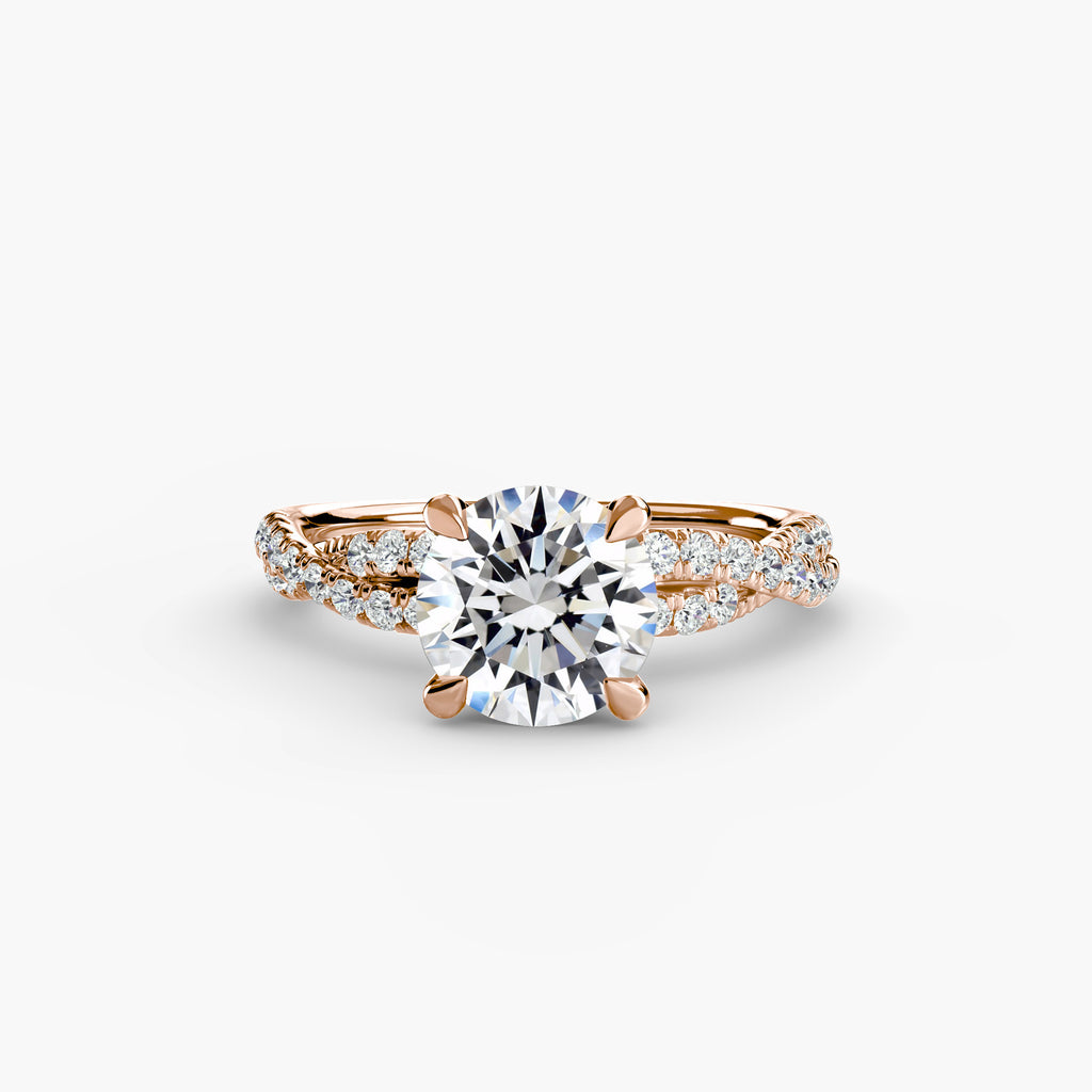Tate Twisted Pavé Solitaire