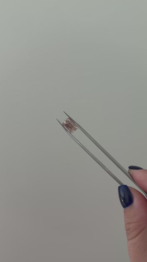 4.15ct Light Brown (Champagne) Crisscut VS2 Loose Lab Diamond
